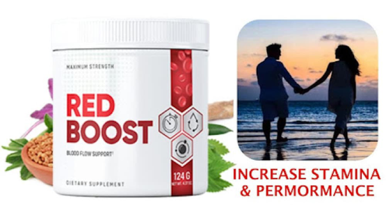 How does Red Boost work supporting blood flow and nitric oxide activity in the body