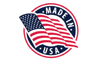 Made in USA quality badge for manufacturing standards