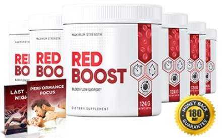 Limited time Red Boost offer showing discounted bundle with bonus inclusions